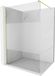 Mexen Kioto paroi de douche Walk-in 130 x 200 cm, transparent/verre dépoli 8 mm, or brossé