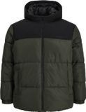 JACK & JONES PLUS - JJRAZE Puffer Jas Heren 4XL Rosin