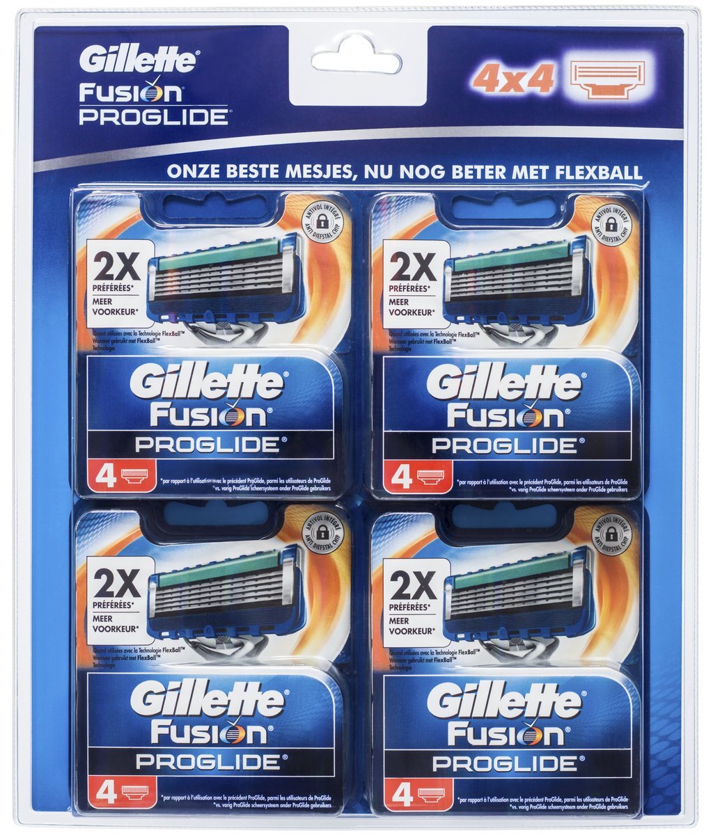 Gillette Fusion ProGlide Manual - 16 stuks - Scheermesjes