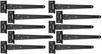Alberts 829926 kruisscharnier | zwarte dompellak | band 294 x 46 mm | scharnier 90 x 40 mm | Set van 10