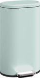HOMCOM Vuilnisbak Keuken 30L Softclose-deksel Groen 36,5x31x61cm