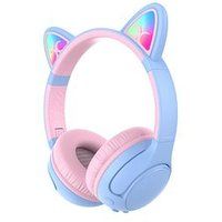 Swingson Bluetooth Headset Cat Ear Roze en Blauw