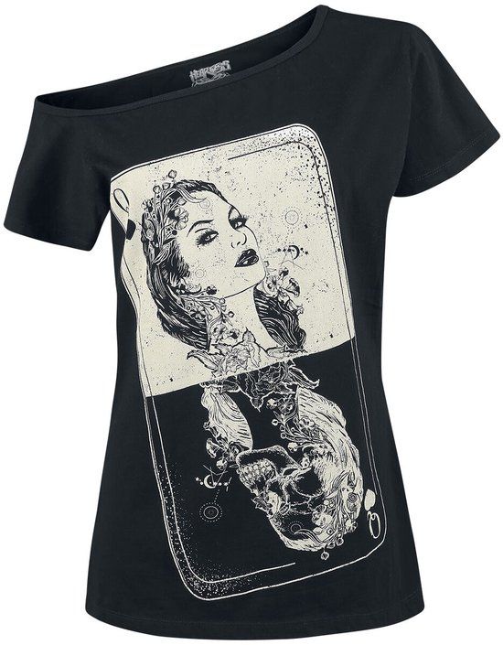 Heartless Tarot Dames T-shirt - Zwart - L