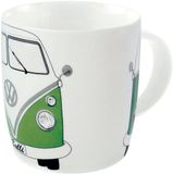 BRISA VW Collection - Volkswagen Keramiek Koffie-Thee-Cappuccino-Kop-Mok-Haferl Mok voor Keuken T1, T2, T3, T4, T5, T6 Bulli Bus (370 ml/Bulli chauffeur/Kleur)