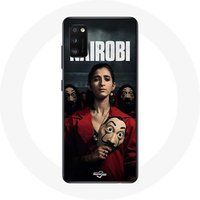 Maniacase Hoesje voor Oppo A16 La casa de papel Nairobi Seizoen 4