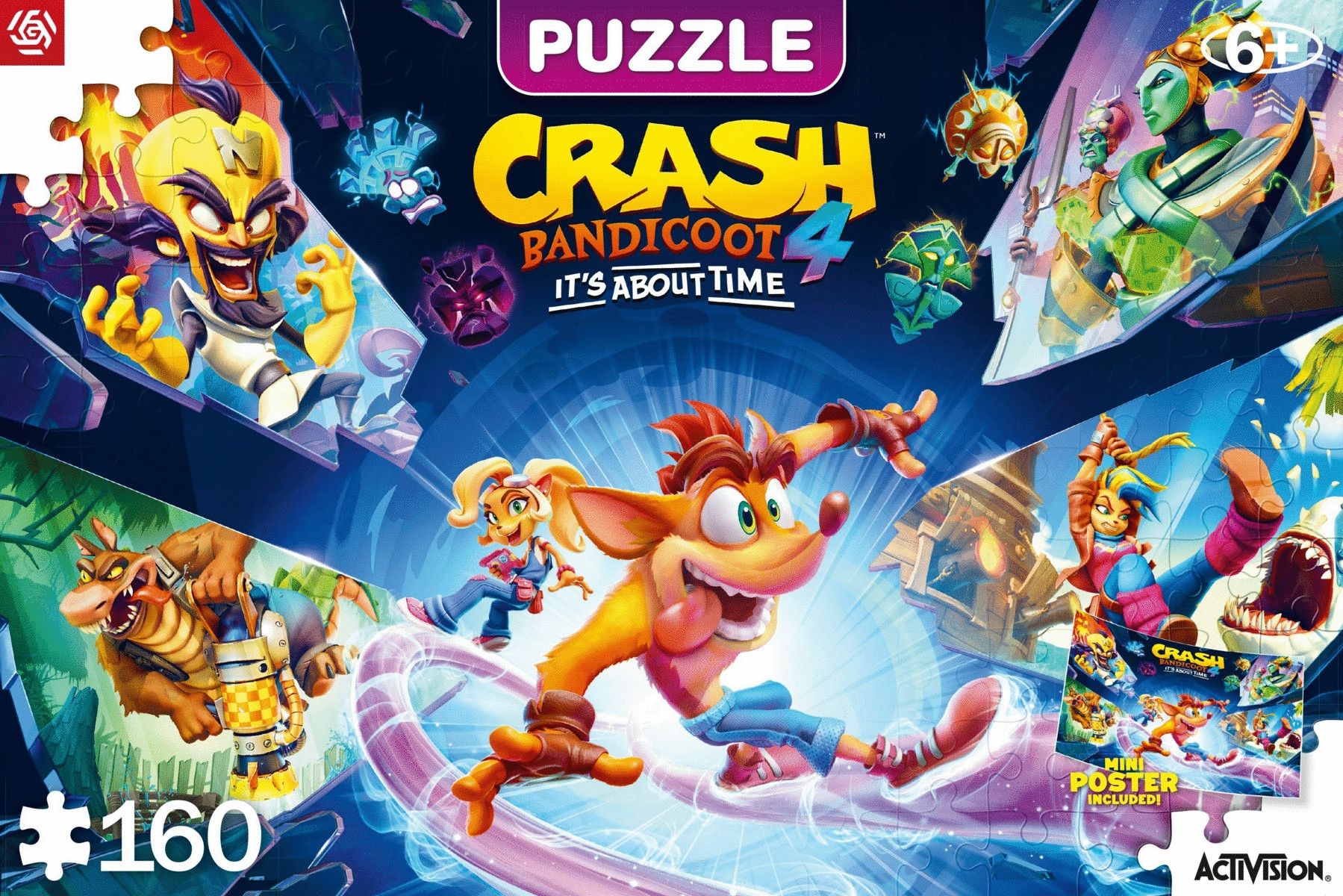 Good Loot Crash Bandicoot Puzzle - Crash Bandicoot 4 It's About Time (160 Pieces)