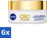 NIVEA 6 x Q10 Power Dagcrème Extra Voedend - Anti-Rimpel Crème - SPF 15 - Biologische Arganolie - Droge huid - 50 ml