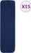 vidaXL Trapmatten 15 stuks anti-slip rechthoekig 75x20 cm marineblauw