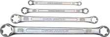 SW-Stahl 01550L dubbele ringsleutelset E-profiel, E6-E24, 4-delig