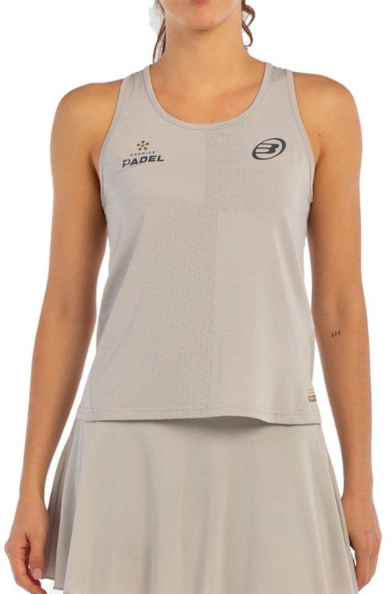 Bullpadel Tank Top Adres Dames Lichtgrijs