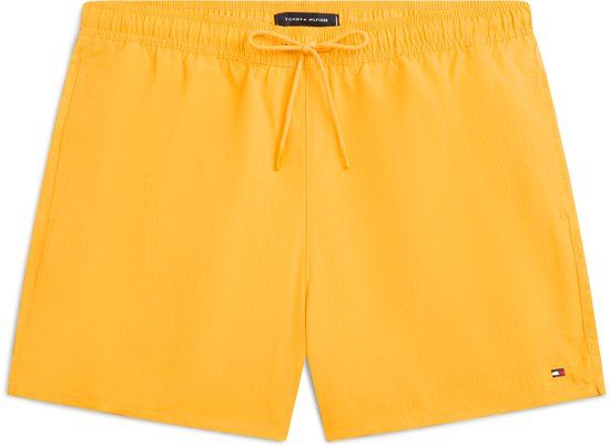 Tommy Hilfiger Zwemshort Geel Regular Fit Elastiek/Koordsluiting 100% Polyamide XXL