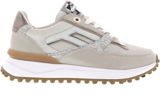Floris van Bommel Sfw-10170 Noppi Sneakers - Textiel - Dames - Beige - Maat 39