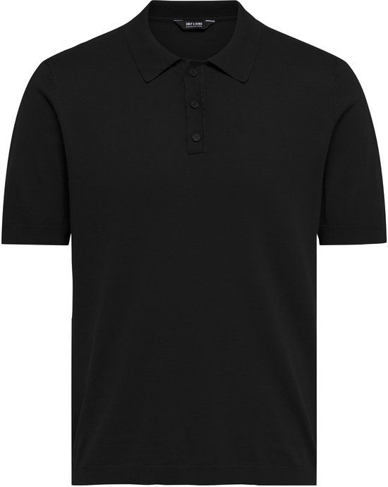 ONLY & SONS ONSWYLER Poloshirt Zwart M