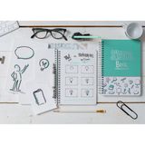 Sigel Jolie SKETCH Book spiraal notitieboek, A5, mint, gestippeld, 60 vel