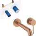 GROHE Essence New Robinet de lavabo encastré - bec 23cm - L-size - incluant corps encastré - brossé coucher de soleil chaud