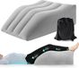 Unyqoos® coussin de jambe gonflable (nécrol) – Support de jambe à 45°, forme ergonomique, 25x20x9,5 pouces, favorise la circulation sanguine et réduit les gonflements