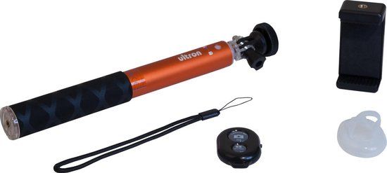 Ultron Selfie BT Alu 80 - Oranje - Selfiestick - Bluetooth