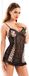 Passion - Femme Floris Set S/M Rouge Dentelle Polyester