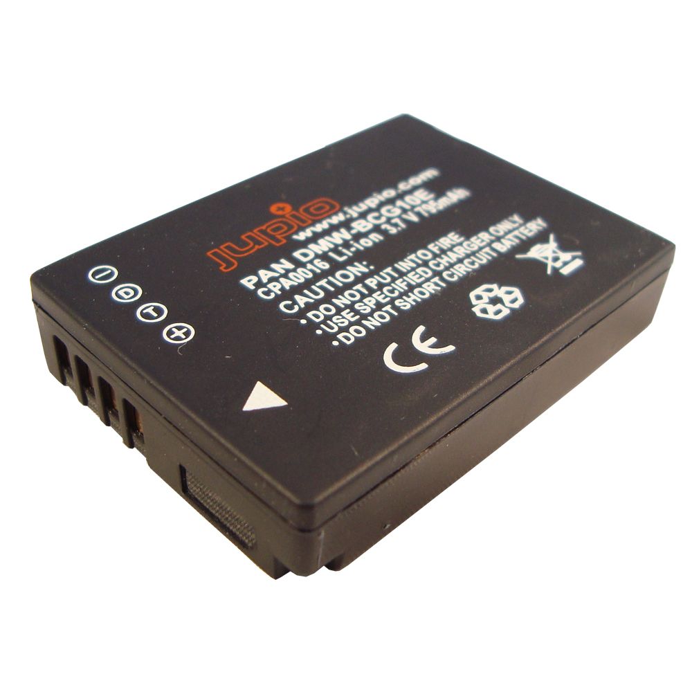 Jupio CPA0016V3 - Camera Accu - Li-Ion - 790 mAh - 3,7 volt - Panasonic DMW-BCG10E / Lumix DMC-TZ6