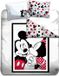 Disney Mickey Mouse Kiss Dekbedovertrek Lits-Jumeaux Katoen Multi 240x220 cm