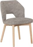 MUST Living Side chair Blossom, 82x54x57 cm, polaris brown