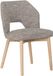 MUST Living Side chair Blossom, 82x54x57 cm, polaris brown