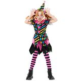 amscan Riethmüller Europe GmbH Neon Horror Clown Meisjes Kostuum