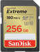 SanDisk Extreme SDXC 256GB - UHS-I Class 10 - 180MB/s Read - 130MB/s Write