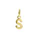 Lucardi Dames 14 karaat gouden letter hanger alfabet - Hanger - 14 Karaat Goud - Goud