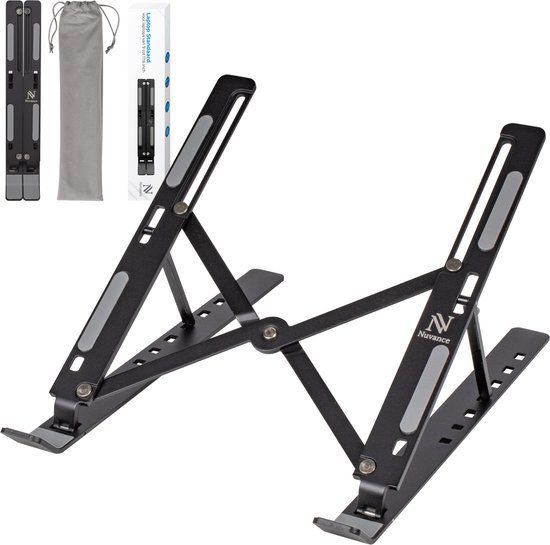 Nuvance Laptop Standaard - Zwart