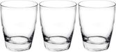 BORMIOLI ROCCO Tumbler Waterglazen/Sapglazen - 280 ml - 3 Stuks - Transparant