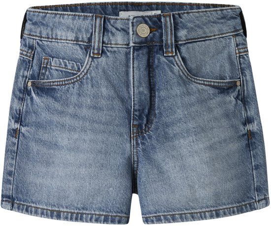 NAME IT Meisjes NKFROSE MOM DNM SHORTS 1141-MJ NOOS Bermuda shorts Maat 164 Medium Blue Denim