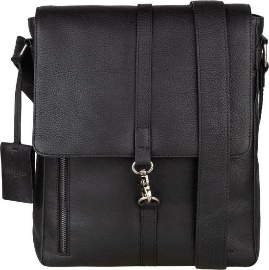 Burkely Antique Avery Unisex Crossover Messenger M - Zwart