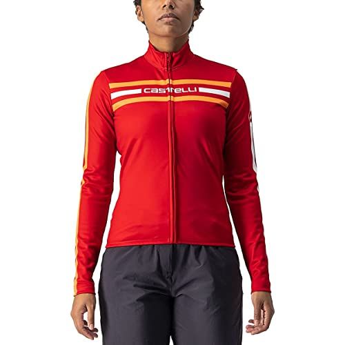 CASTELLI Unltd W Thermal JRS Sweatshirt - Dames - dark red - XL
