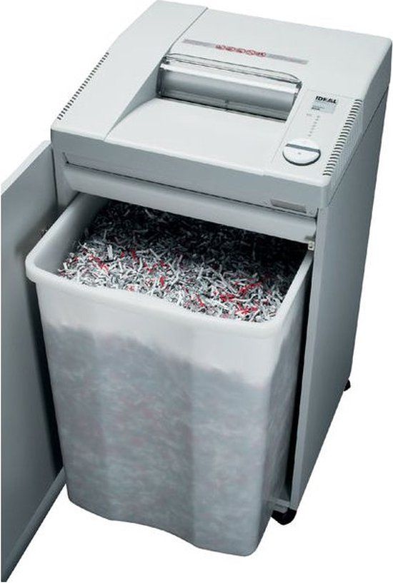 Ideal 2604 CC papiervernietiger Kruisversnippering 26 cm Wit
