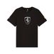 PUMA Scuderia Ferrari T-shirt met tonaal schild voor Heren, Zwart, Maat M