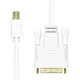 ProXtend Adapterkabel Mini DisplayPort naar DVI-D 1m Wit