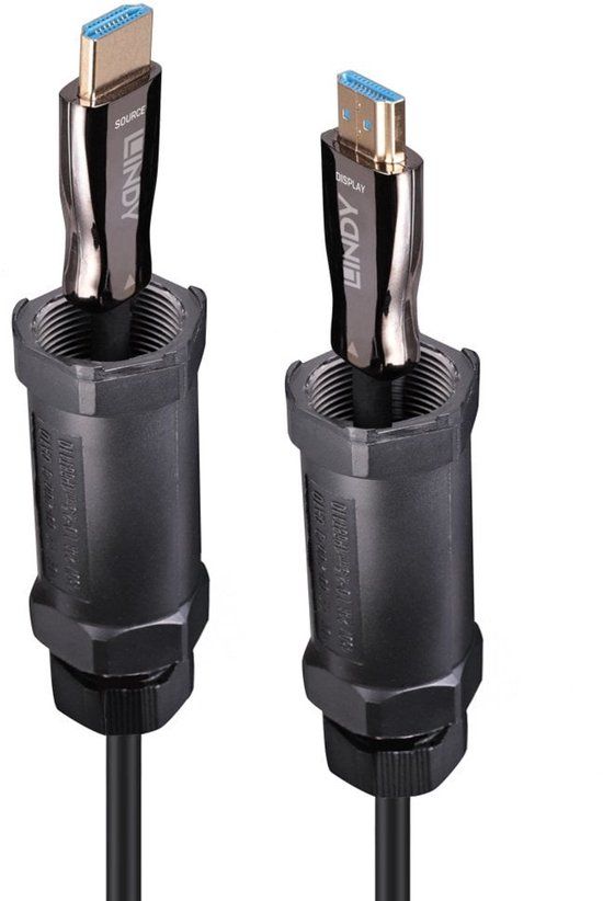Lindy 38532 HDMI kabel 70 m HDMI Type A (Standaard) Zwart