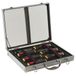 Valise en aluminium avec 6 burins tri-matériaux