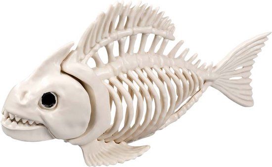 Boland Decoratie Skelet Vis - Horror