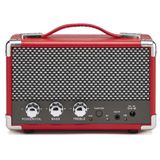 GPO WESTWOODMINIRED - Compacte retro Bluetooth speaker - Rood