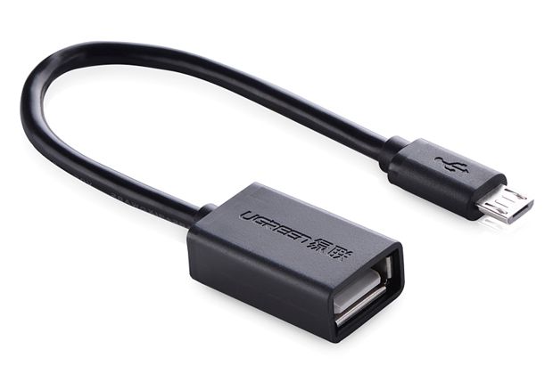Ugreen 10396 USB-kabel - 0,12 m - Zwart