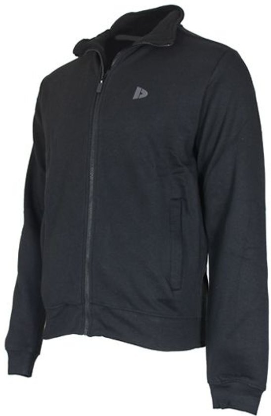 Donnay sweater zonder capuchon - Sporttrui - Heren - Maat S - Zwart