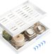 Ibenzoa® Solution de rangement extensible pour cuisine et salle de bain – Blanc