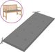 vidaXL Tuinbankkussen 120x50x3 cm Oxford stof grijs