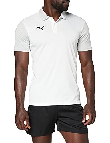 PUMA Herren, teamGOAL 23 Sideline Polo Poloshirt, White-Gray Violet, S