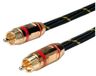 ROLINE GOLD RCA kabel 2,5 m Zwart, Goud, Rood