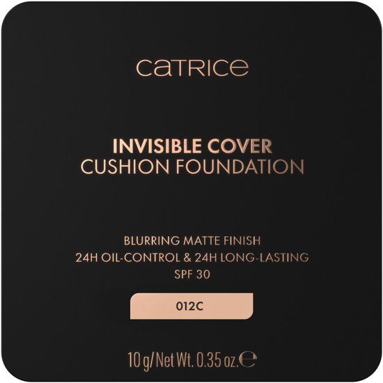 Catrice Invisible Cover Cushion Foundation SPF30 012C - 10 gr