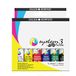 Daler Rowney System3 Acrylvloeistofset, fles, 6 x 29,5 ml