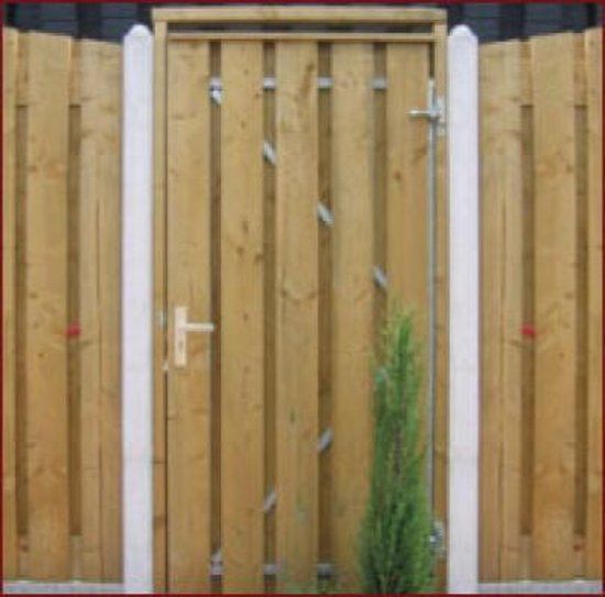 Intergard Tuinpoort op poortframe grenen verstelbaar incl. dag- en nachtslot 100x180cm